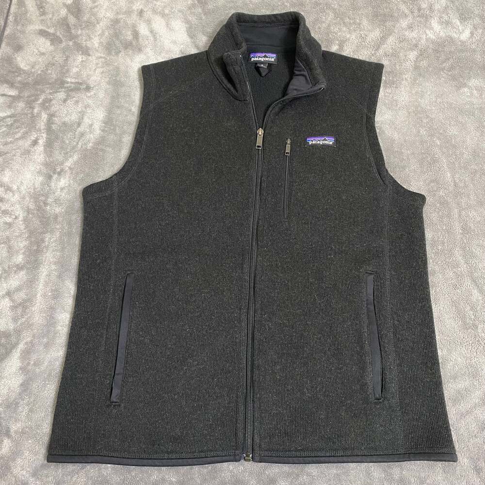 Patagonia Common Threads Collaboration Jacket Vest Blaçk Mens Small